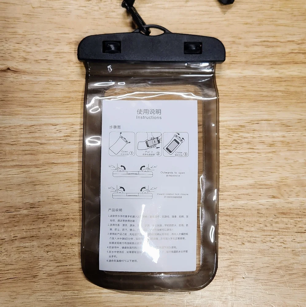 Waterproof Phone Cover Lanyard NiB